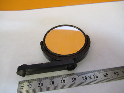 ANTIQUE BAUSCH LOMB MIRROR ASSEMBLY OPTICS MICROSCOPE PART AS PICTURED Y3-A-23