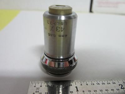 Microscope Vintage Part Optical Objective Bausch & Lomb 43X Optics Sk