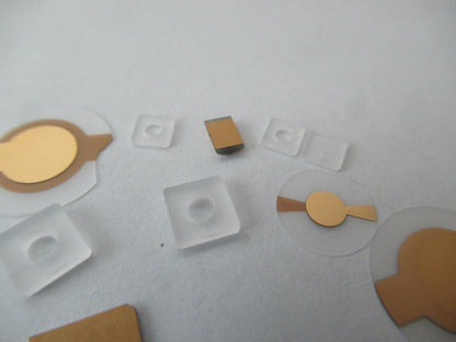 Lot Blank Piezoelectric Quartz Crystal X- Y- Yx-cut Piezo Sensor AS Pic