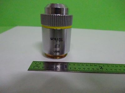Microscope Part Objective Ernst Leitz Germany Ef 10X Optics