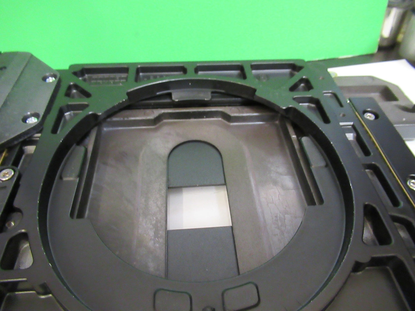 OLYMPUS JAPAN STAGE TABLE  XY WORKS FINE MICROSCOPE PART AS PICTURED T4-A-32