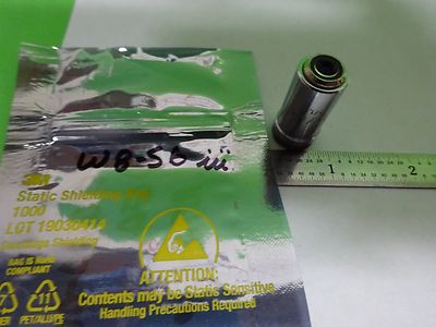 MICROSCOPE PART OBJECTIVE ZEISS GERMANY 10X  OPTICS AS IS BIN#W8-56