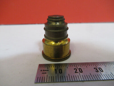 Antique Brass Nachet Objective France Microscope Part