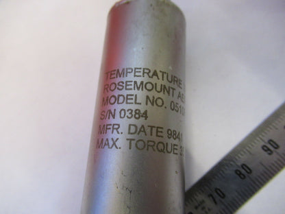 ROSEMOUNT AEROSPACE AIRCRAFT TEMPERATURE SENSOR 0510FR5 AS PICTURED &Q4-A-16