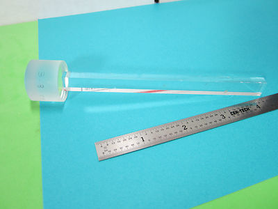 OPTISCHER SELTENER GLASSTANGSTABSTAB + LENS-LASEROPTIK WIE ABGEBILDET BIN#B6-13