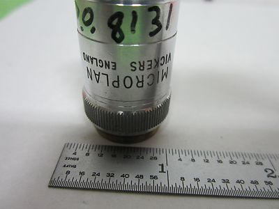 MICROSCOPE OBJECTIVE VICKERS ENGLAND 25X OPTICS BIN#R6-19