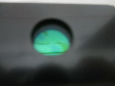 MICROSCOPE OPTICAL SLIDE FILTER ZEISS GERMANY [delaminated] OPTICS BIN#N5-21