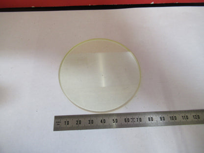 OPTICAL FLAT SPECIAL YELLOW TINT GLASS WINDOW OPTICS S4-B-61