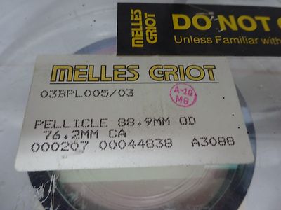 Optical Pellicle Melles Griot Laser Optics