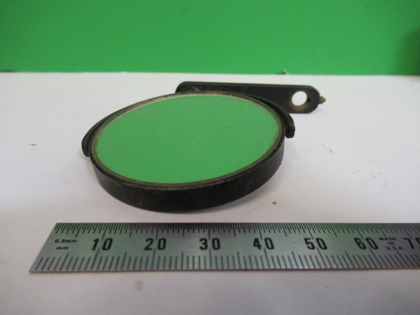 ANTIQUE MIRROR ASSEMBLY BAUSCH LOMB MICROSCOPE PART AS PICTURED U9-A-35