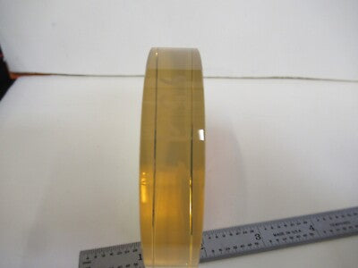 OPTICAL FLAT COATED 3" DIAMETER ZERODUR LASER OPTICS AS PICTURED &16-A-09