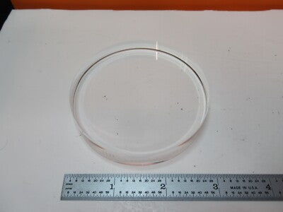 ZYGO OPTICAL FLAT FUSED SILICA UNCOATED 3" DIAMETER OPTIC AS PICTURED &FT-5-104