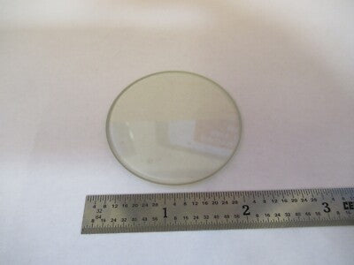 OPTICAL ROUND BEVELED HEAT ABSORB FILTER OPTICS AS PICTURED &27-B-15