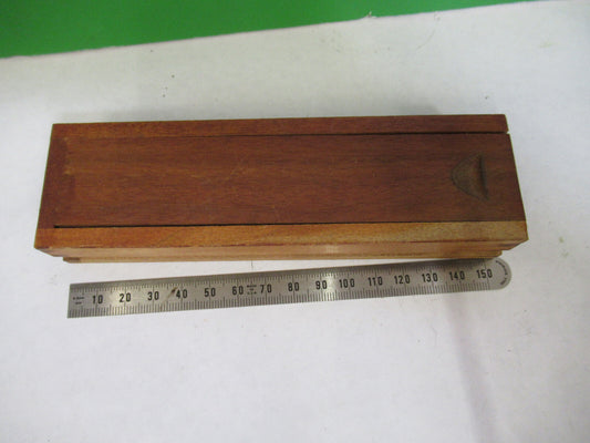 Antique Ernst Leitz Mini Wood Box Drawer Microscope Part