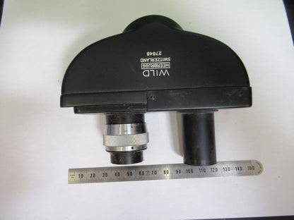 WILD HEERBRUGG SWISS binocular head MICROSCOPE PART AS PICTURED T6-A-61