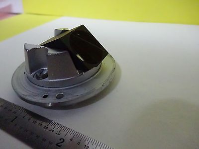 MICROSCOPE PART ZEISS GERMANY MOUNTED PRISM OPTICS AS IS BIN#X1-33