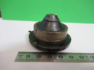 ANTIQUE SPENCER POL CONDENSER LENS + IRIS MICROSCOPE PART AS PICTURED &Q9-A-163