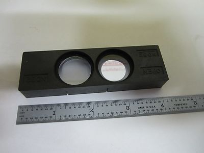 MICROSCOPE PART NIKON JAPAN NEUTRAL DENSITY FILTER ND32 OPTICS AS IS BIN#T6-06