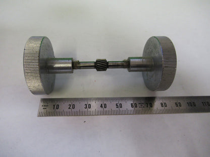 BAUSCH LOMB  SET OF KNOBS ANTIQUE MICROSCOPE PART as pictured X6-A-122