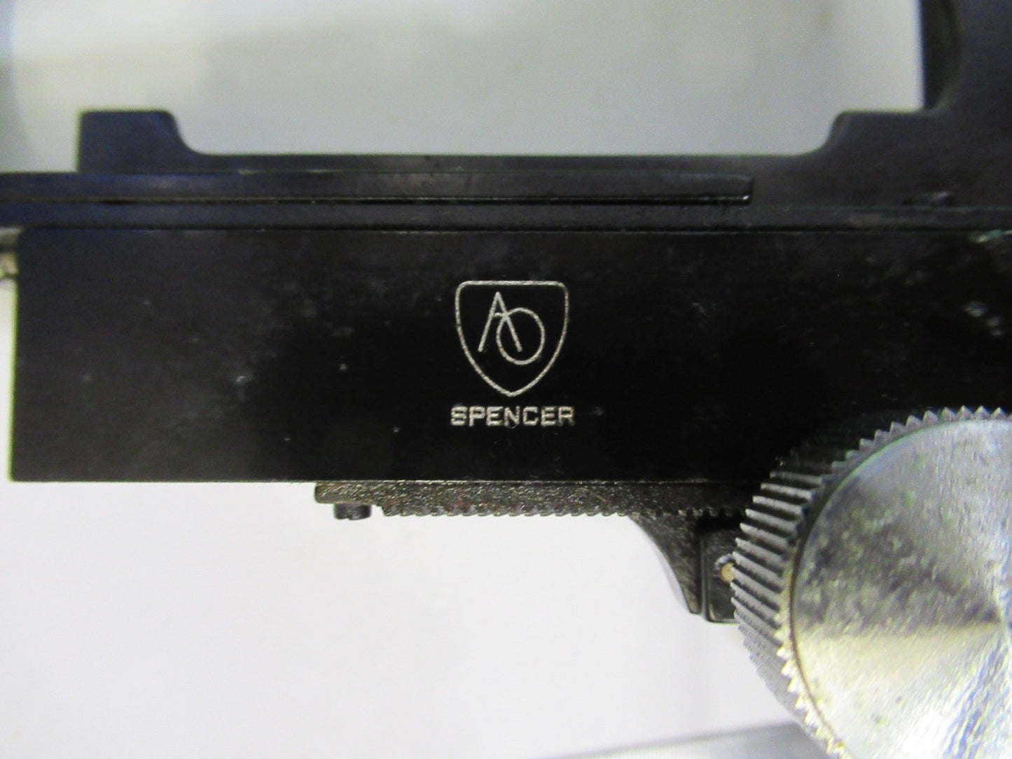 ANTIQUE UNIVERSAL AO SPENCER XY CLIPS MICROSCOPE PART AS PICTURED U9-A-31