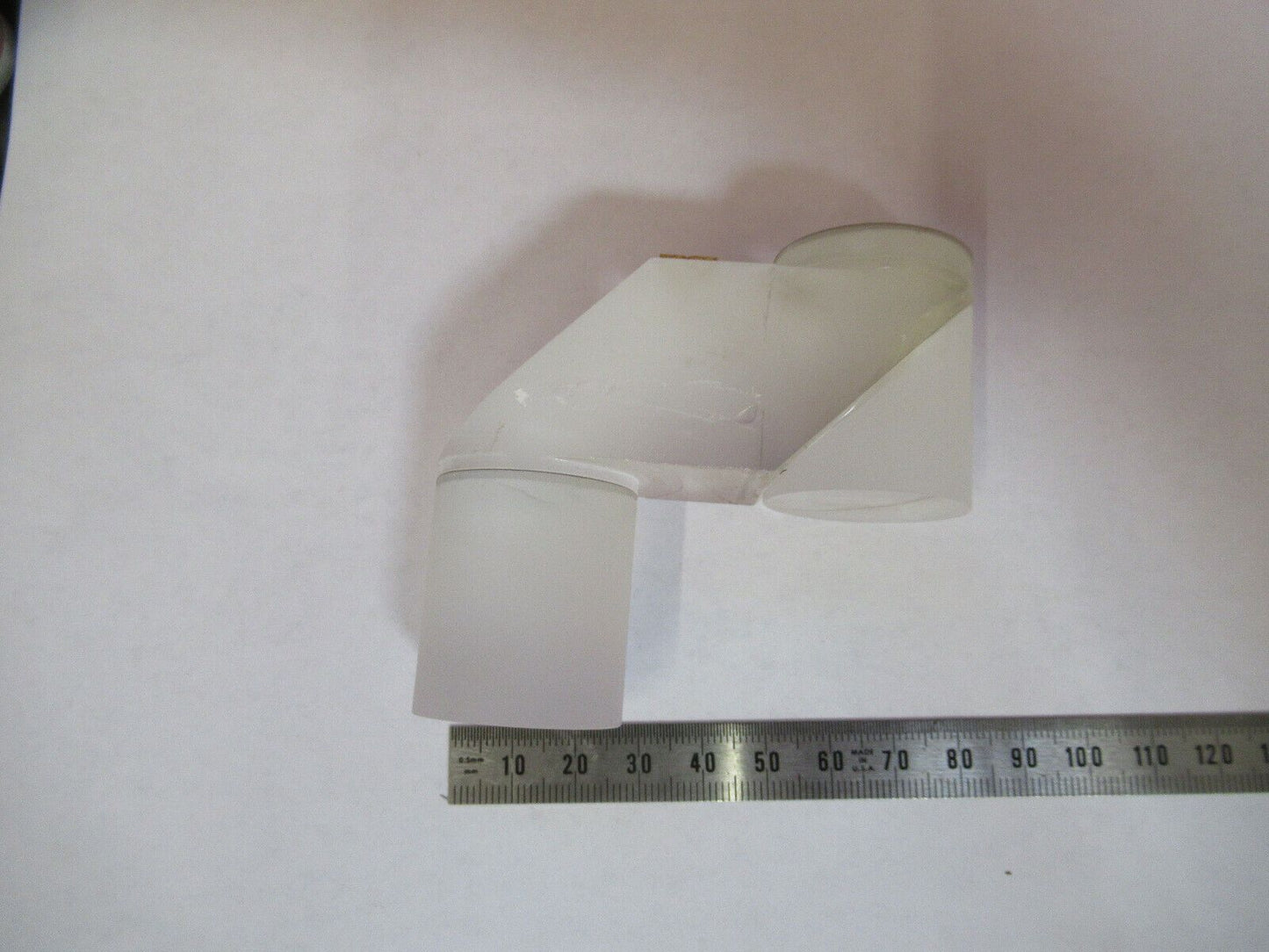 FOR PARTS REICHERT HEAD GLASS PRISM cloudy MICROSCOPE PART AS PICTURED &Q3-B-02