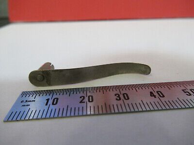 ANTIQUE BAUSCH LOMB RARE STAGE CLIP HOLDER  MICROSCOPE PART AS PICTURE #vB7-A-03