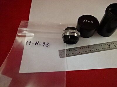 MIKROSKOPTEIL TESSAR BAUSCH LOMB-OBJEKTIVLINSE 32-mm-OPTIK WIE BESEHEN #Y7-H-93
