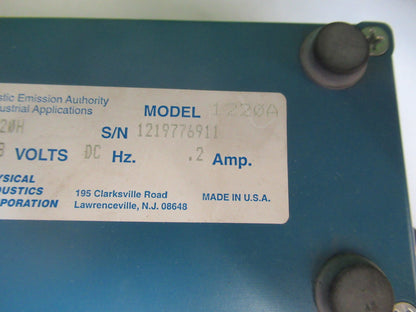 Physical Acoustic Emission Corp Ae 1220A Pre-amplifier Sensor AS Picture