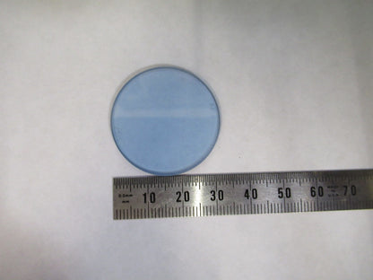 ZEISS GERMANY GLASS FILTER LIGHT BLUE OPTICS MICROSCOPE PART AS PICTURED V8-B-31