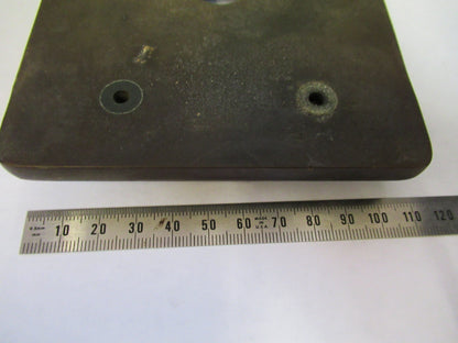 ANTIQUE SPENCER STAGE TABLE + IRIS MICROSCOPE PART AS PICTURED G8-A-05