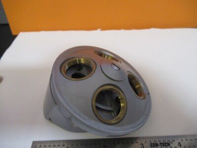 REICHERT AUSTRIA NOSEPIECE ASSEMBLY MICROSCOPE PART AS PICTURED &1E-C-55