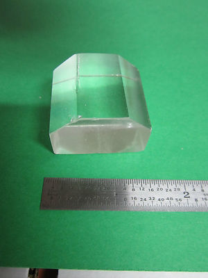 ABGESCHNITTENES TRAPEZ SYNTHETISCHE BOULE QUARZ SCHMUCKSTEIN X-FACE PIEZOELEKTRISCH