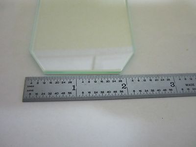 MICROSCOPE PART STAGE GLASS TABLE OPTICS AS IS  BIN#19V-B-20