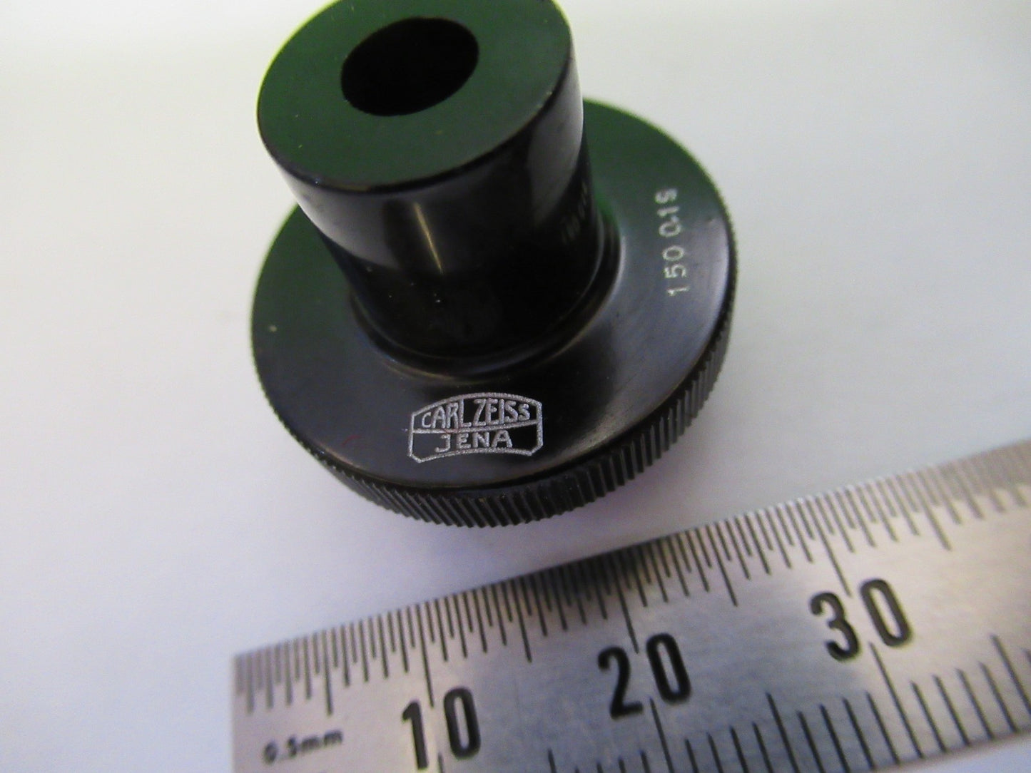 CARL ZEISS JENA 3X GERMANY OBJECTIVE LENS MICROSCOPE PART AS PICTURED U9-A-15