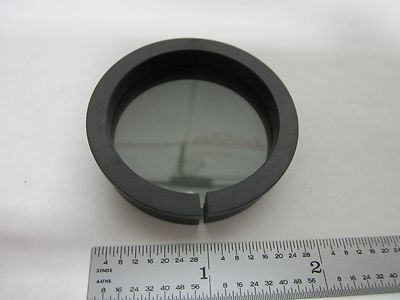 MICROSCOPE PART POLARIZER PLASTIC [scratches] OPTICS AS IS BIN#R8-21