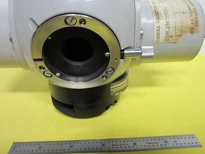 MICROSCOPE PART PHOTOMIC ZEISS HEAD TRINOCULAR HEAVY OPTICS AS IS BIN#H8-08