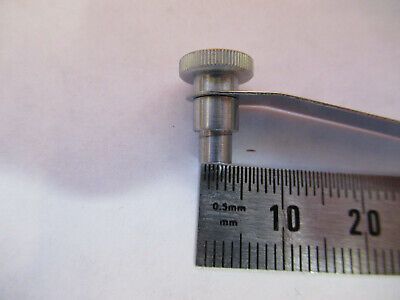 PAIR of CLIPS STAGE MICROSCOPE PART AS PICTURED &H1-B-33