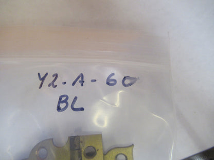 ANTIQUE BRASS BAUSCH LOMB LOT LOCK NO/ KEY MICROSCOPE PART AS PICTURED Y2-A-60