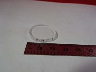 Optical Fused silica Flat 1" Diameter Laser Pro Optics