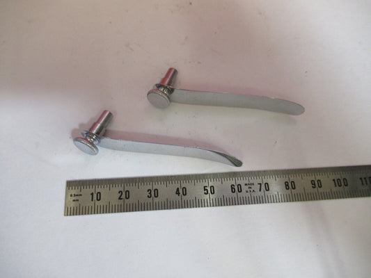 Spencer Lens Co. American Optical Co. Pair Clips Stereo Microscope Part