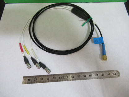 4 Feet Triaxial Cable 1/4-28 jto 10-32 for Piezo Accelerometer Pictured