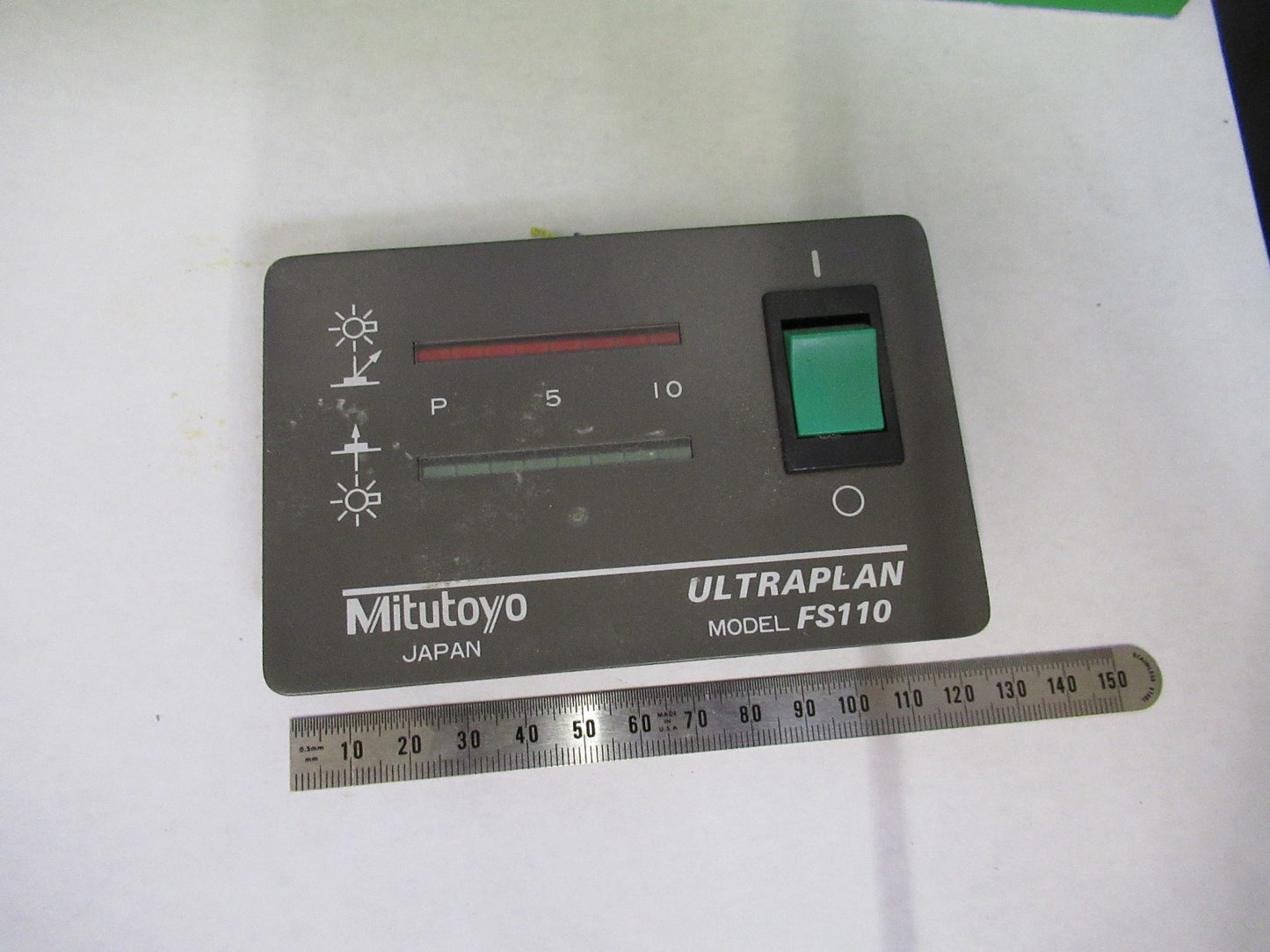MITUTOYO JAPAN ULTRAPLAN DISPLAY SWITCH MICROSCOPE PART AS PICTURED U8-B-37