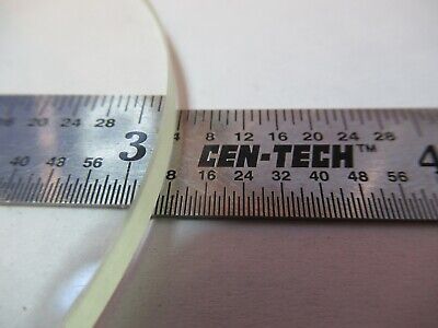 GLASS STAGE PLATE MICROSCOPE PART OPTICS AS PICTURED &7B-B-199