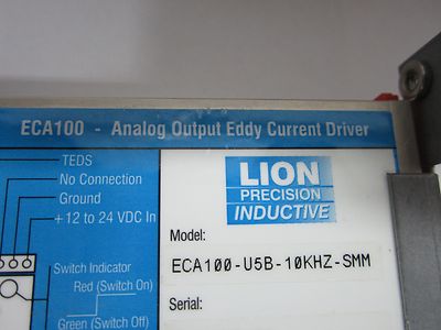 LION EDDY CURRENT DRIVER SIGNAL CONDITIONER BIN#54-27