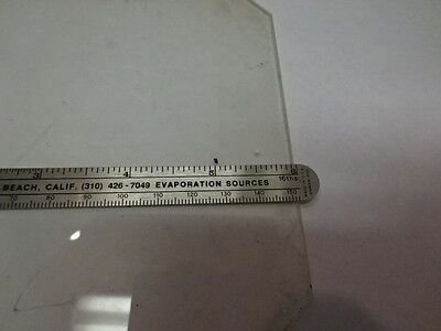 MICROSCOPE PART OLYMPUS JAPAN GLASS STAGE 5"x7" OPTICS AS IS #83-07
