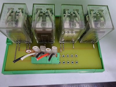 CONTROL SYSTEMS BOARD PHOENIX CONTACT WITH OMRON RELAYS LY2 AS IS BIN#72-70