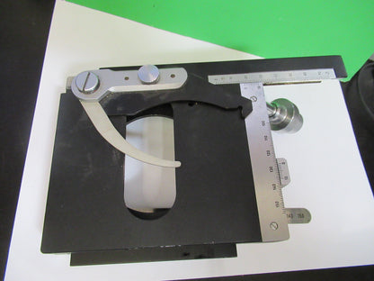 REICHERT AUSTRIA XY STAGE CLIP MICROSCOPE PART AS PICTURED X5-A-61
