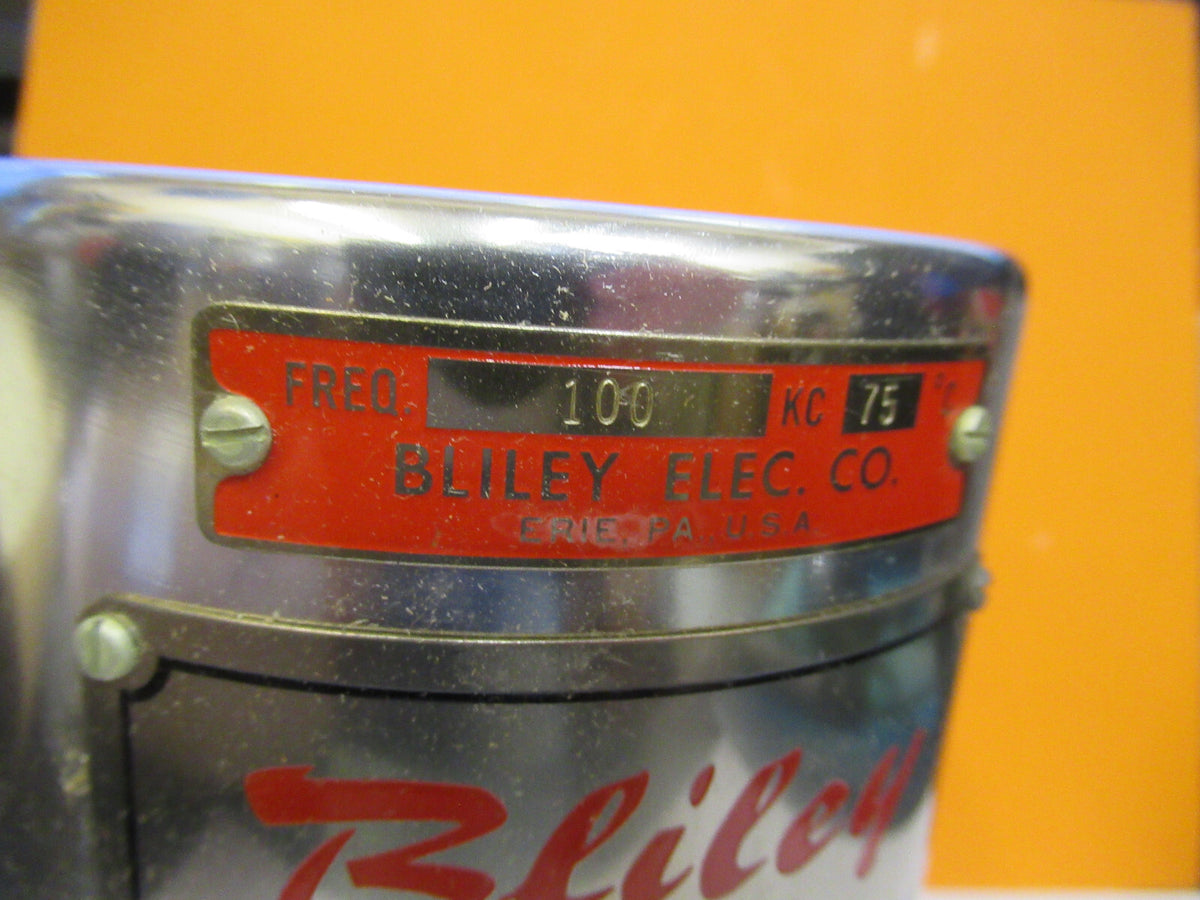 Huge Bliley Electric Co. Ovenized 100KC Resonator Quartz Crystal
