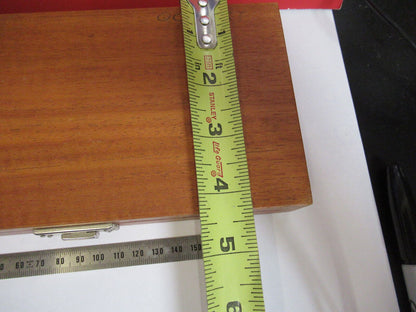 EMPTY WOODEN BOX BRUEL KJAER DENMARK MAHOGANY CASE ACCELEROMETER AS IS  Q2-128