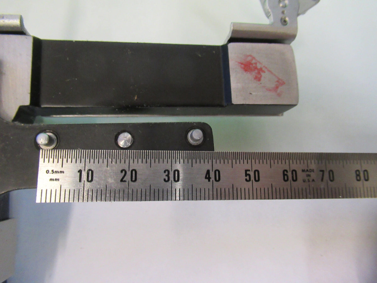 JAPAN ASSEMBLY XY STAGE TABLE MICROSCOPE PART AS PICTURED &G5-A-68